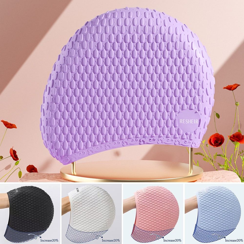 Elastic Summer Swimming Cap Wa - Swim Hat Silicone avis et prix