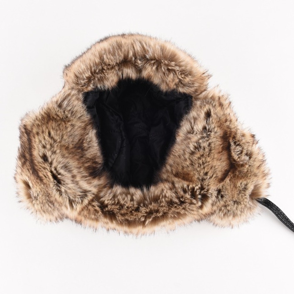 New Leather Winter Trapper Hat - Trapper Hat Ear Flap avis et prix