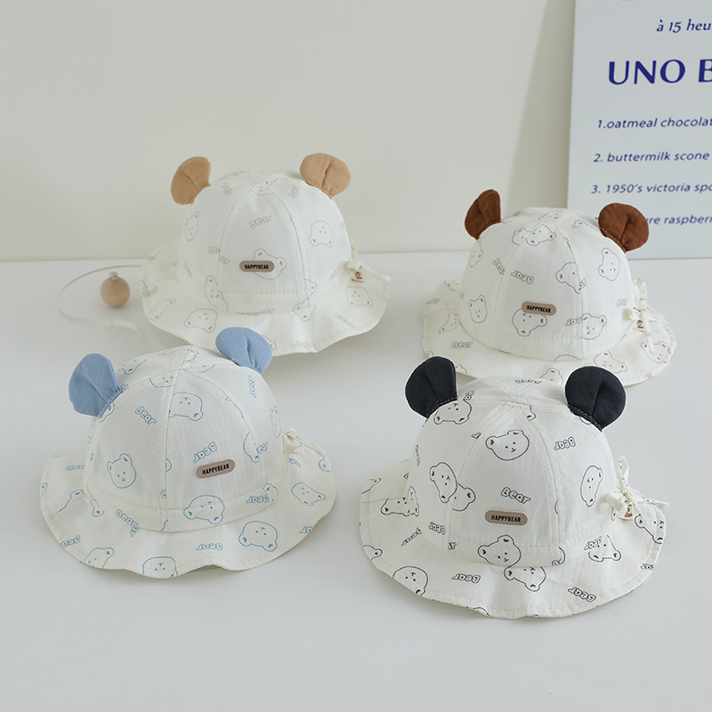 Cartoon Baby Fisherman Hat Cut - Bucket Hat Cotton avis et prix