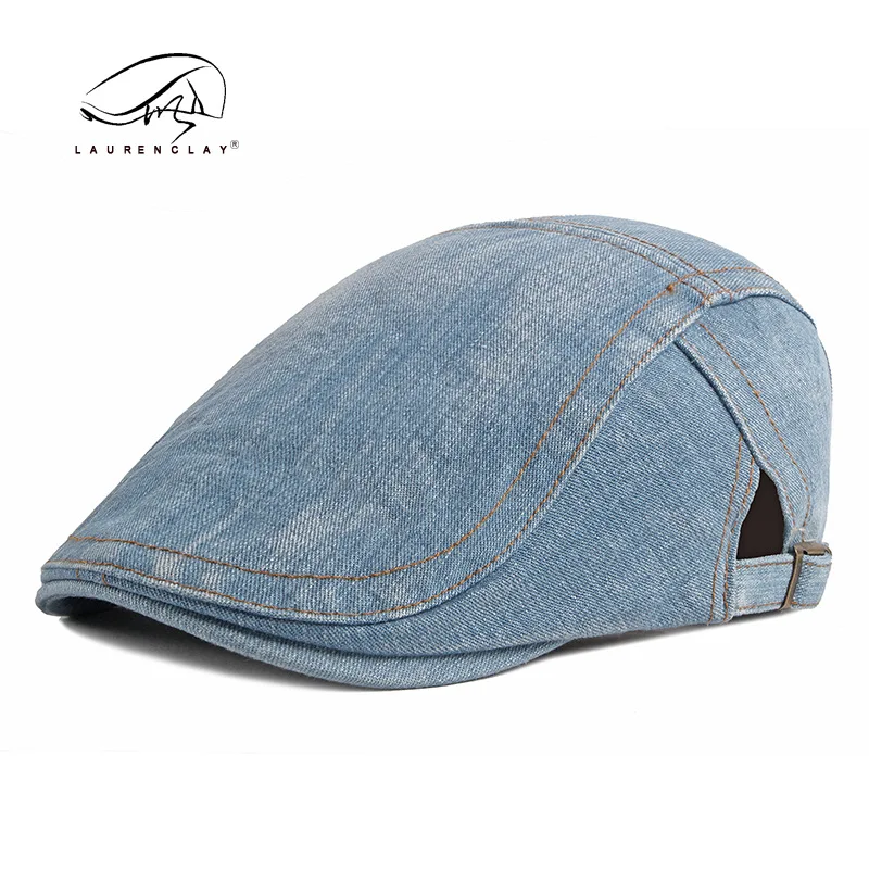 Denim Newsboy Hats Adjustable  - Newsboy Cap Ivy avis et prix