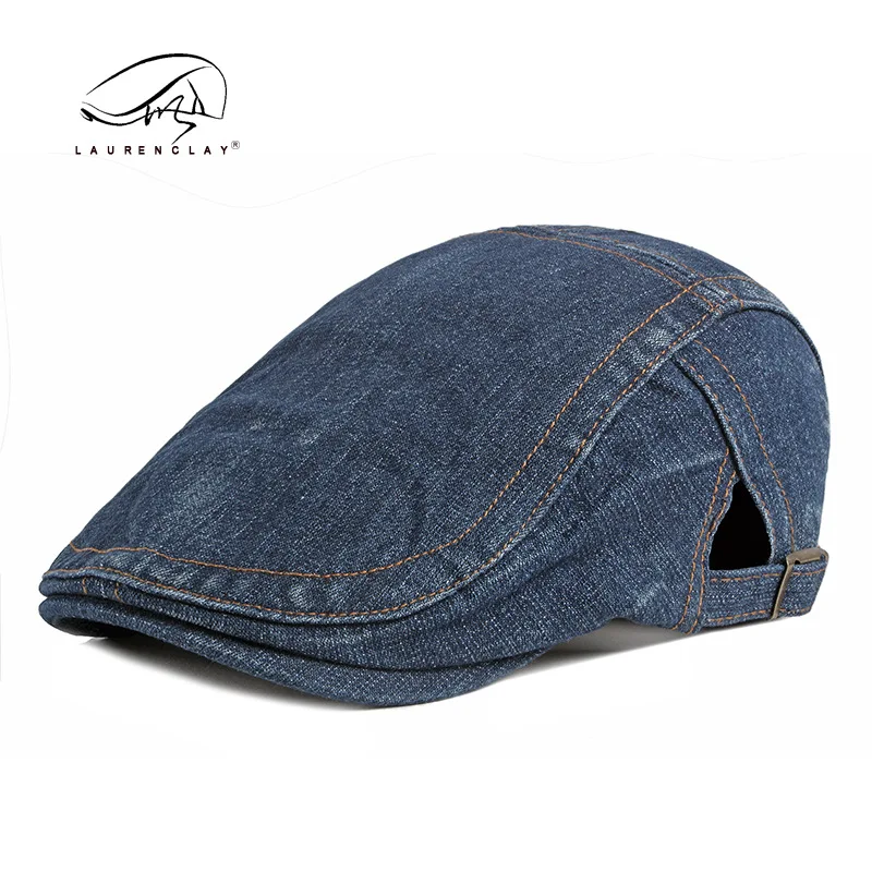 Denim Newsboy Hats Adjustable  - Newsboy Cap Ivy avis et prix