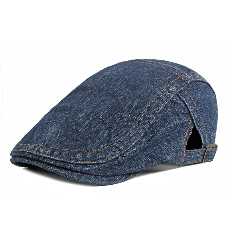 Denim Newsboy Hats Adjustable  - Newsboy Cap Ivy avis et prix