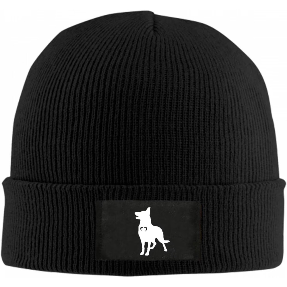 German Shepherd With Heart Bea - Beanie Cuffed Knit avis et prix