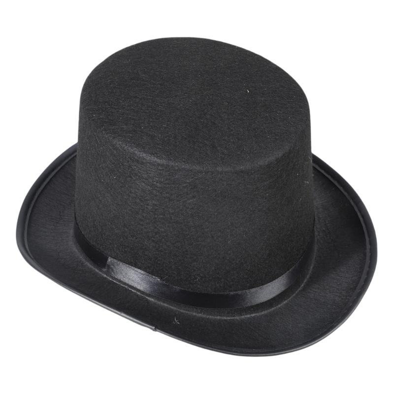 Retro Top Hat Magician Costume - Fedora Hat Wool avis et prix