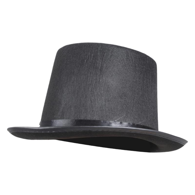Retro Top Hat Magician Costume - Fedora Hat Wool avis et prix