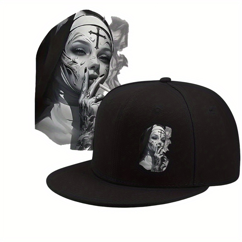 Fashion Flat Brim Baseball Cap - Snapback Hat Flat avis et prix