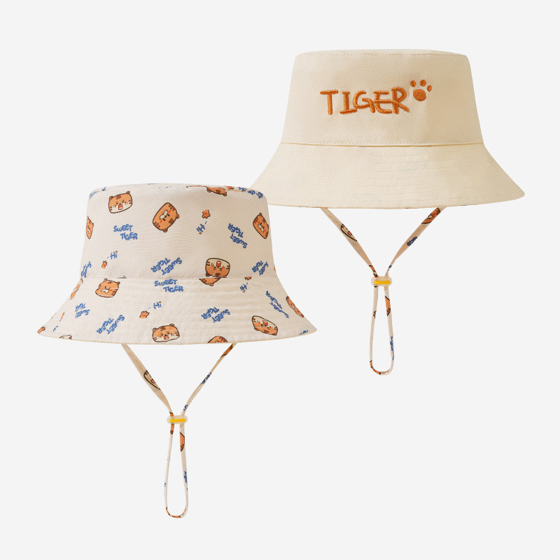 Letter Embroidered Baby Bucket - Bucket Hat Cotton avis et prix