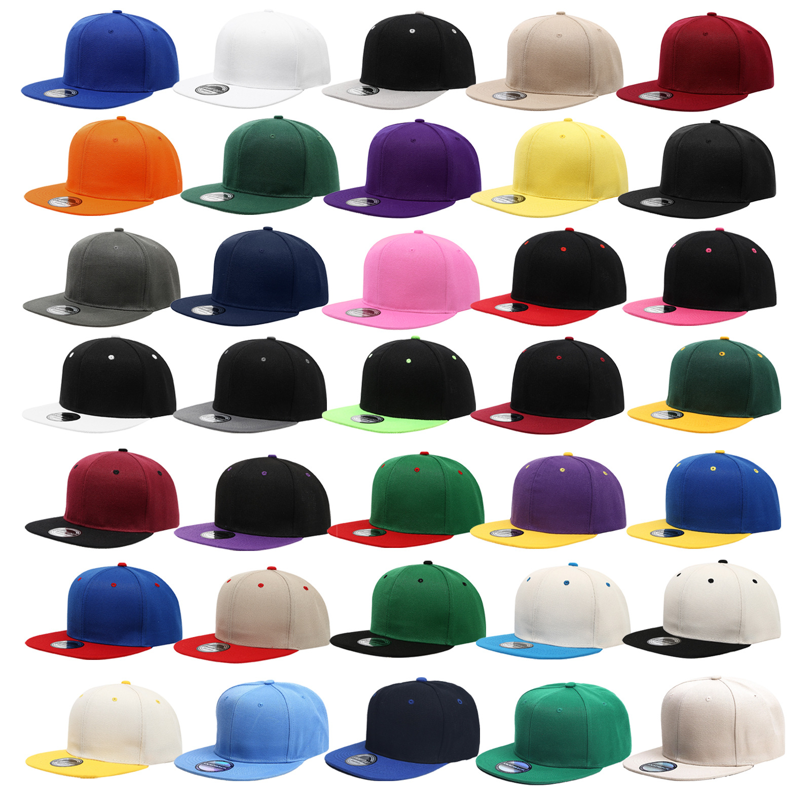 Custom Logo Snapback Caps Men  - Snapback Hat Flat avis et prix