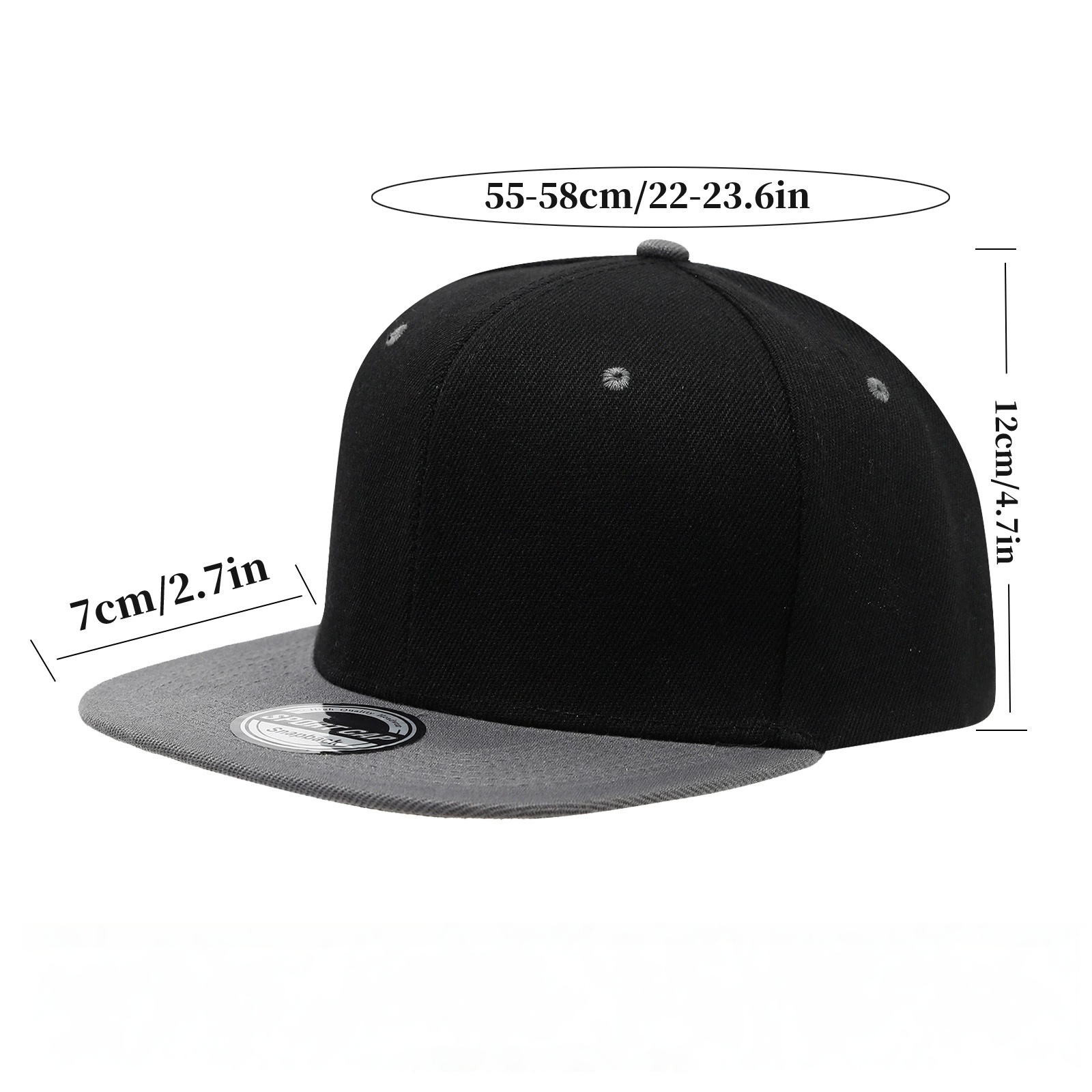Custom Logo Snapback Caps Men  - Snapback Hat Flat avis et prix
