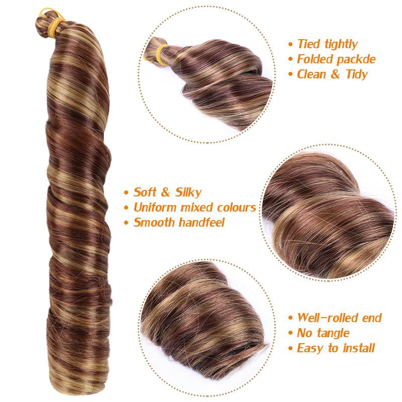 Synthetic 14inch French Curly  - Beret French Wool avis et prix