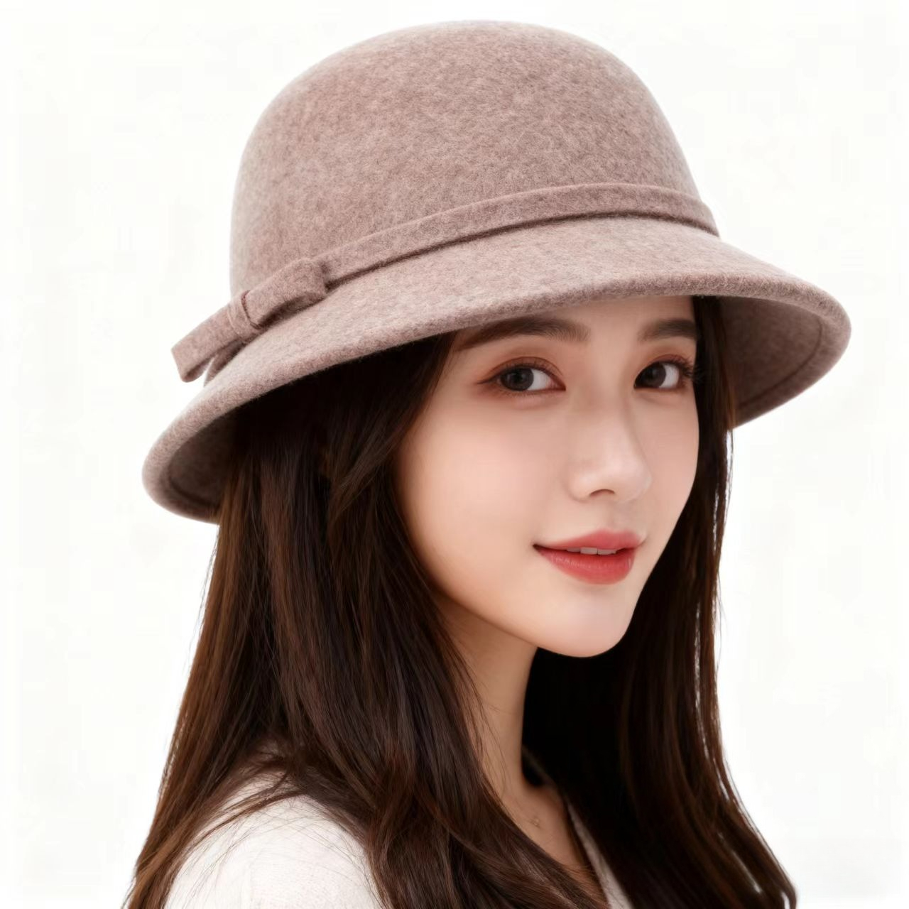 100% Real Wool Women Hats Autu - Fedora Hat Wool avis et prix