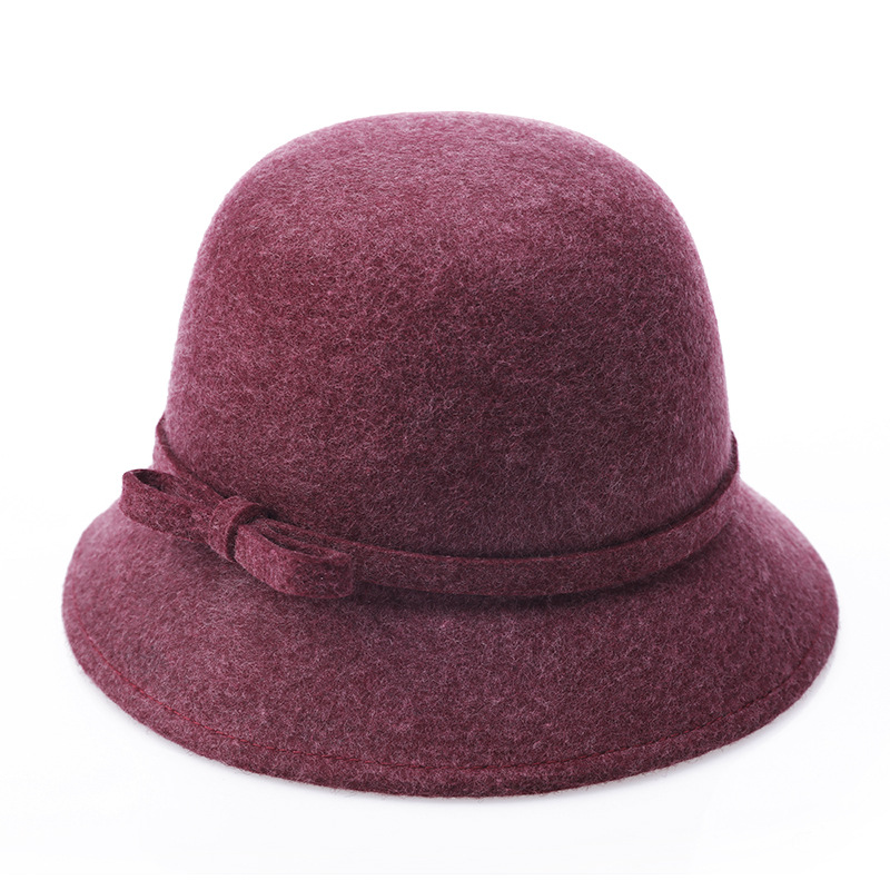 100% Real Wool Women Hats Autu - Fedora Hat Wool avis et prix