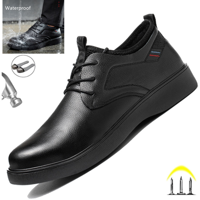 Men Genuine Leather Formal Sho - Snapback Hat Flat avis et prix