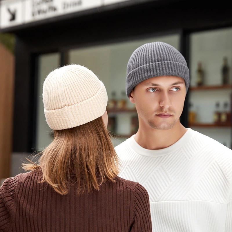 Winter Knitted Hat Warm Outdoo - Beanie Cuffed Knit avis et prix
