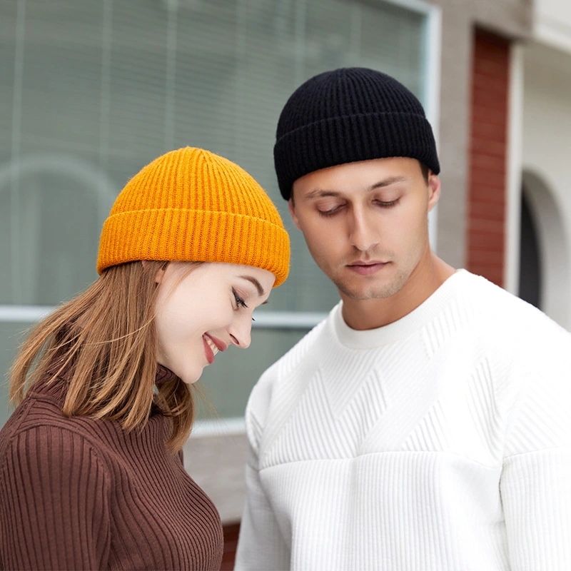 Winter Knitted Hat Warm Outdoo - Beanie Cuffed Knit avis et prix