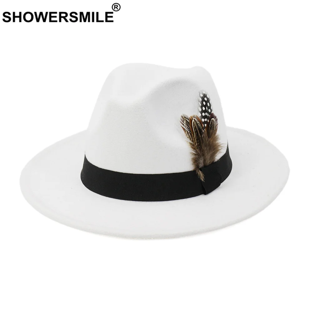 SHOWERSMILE Royal Blue Women M - Fedora Hat Wool avis et prix