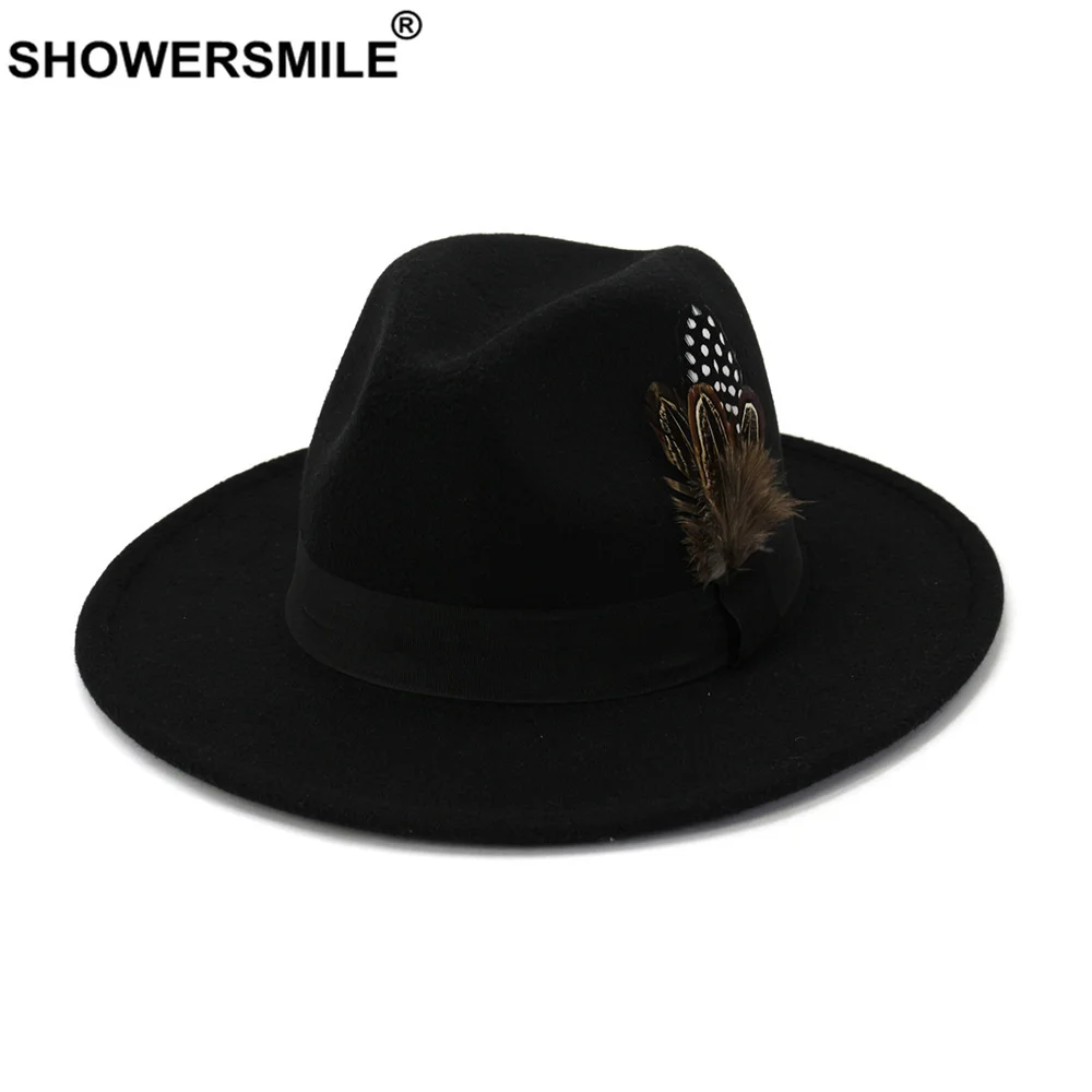 SHOWERSMILE Royal Blue Women M - Fedora Hat Wool avis et prix