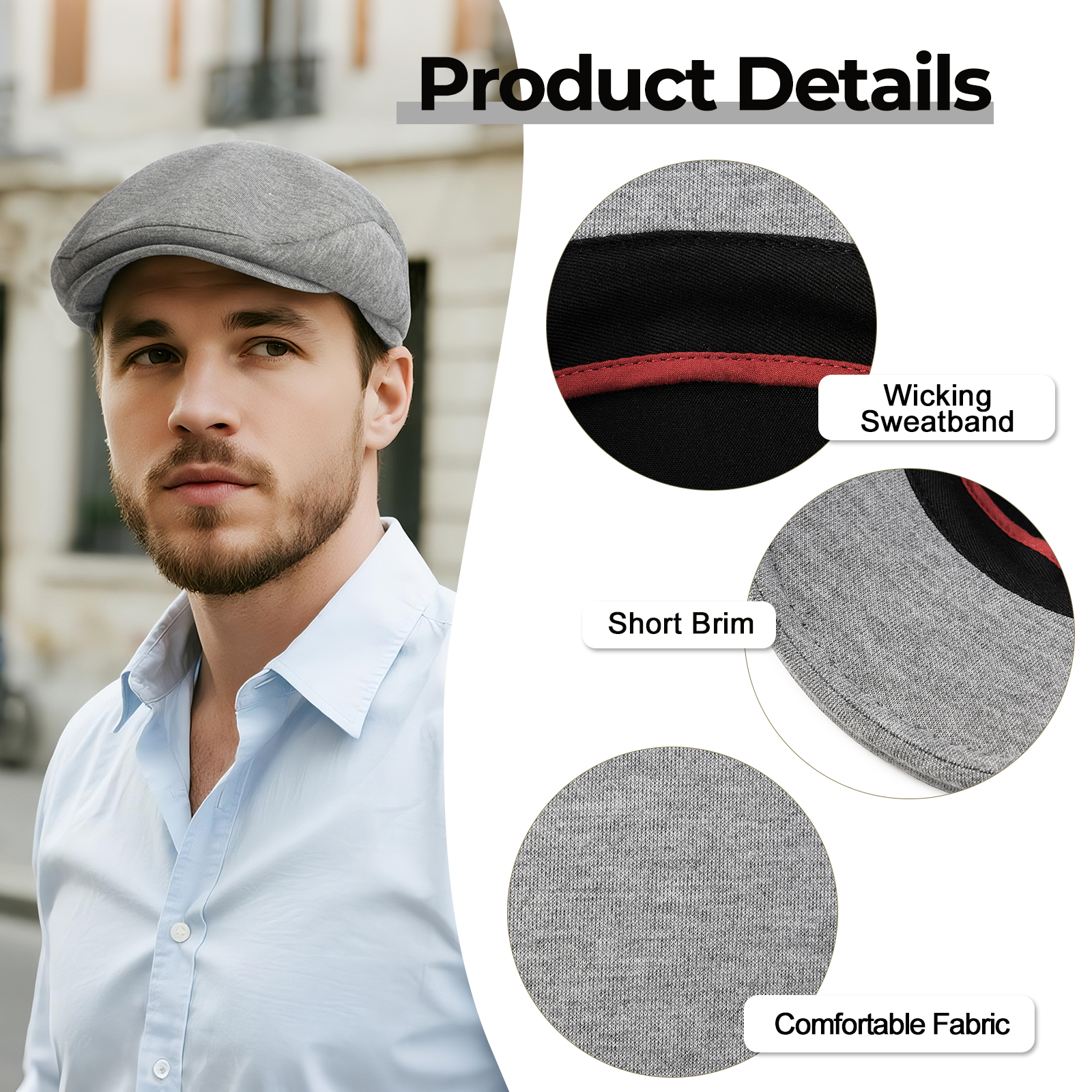 JGAGOUL Classic Newsboy Cap fo - Newsboy Cap Ivy avis et prix