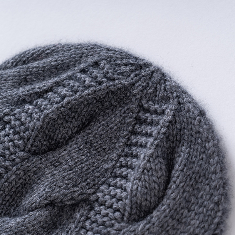Winter New Women's Pure Cashme - Beanie Cuffed Knit avis et prix