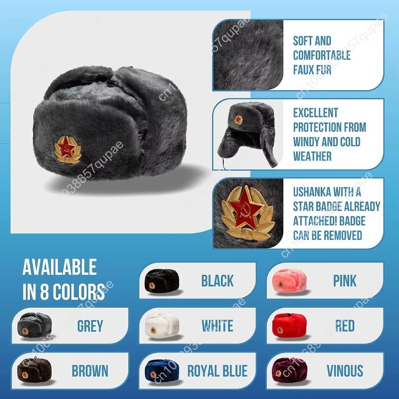 BELEON Ushanka Russian Fur Hat - Winter Trapper Hat avis et prix