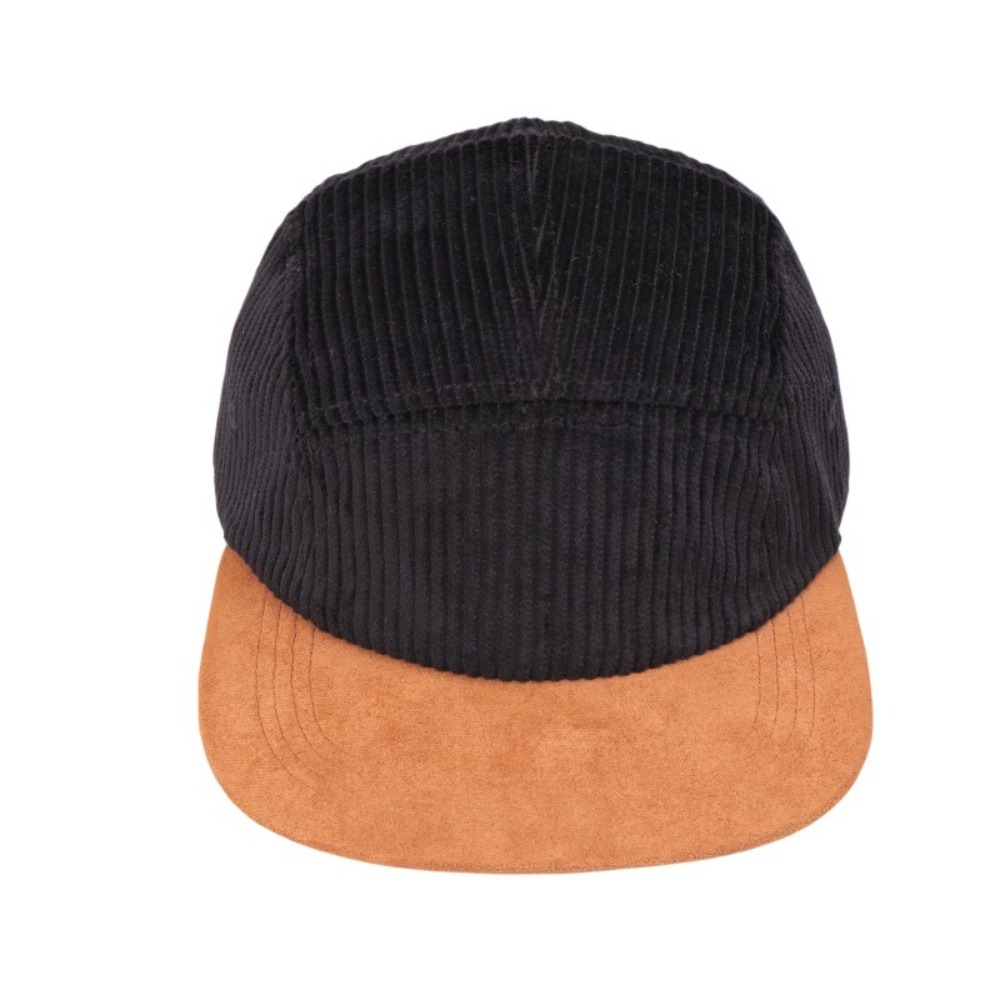 Versatile Retro Flat Brim Base - Corduroy Cap 5 Panel avis et prix