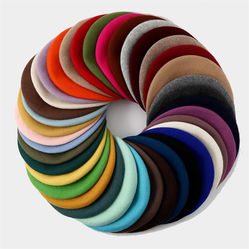 Big Size Beret Women  Large Be - Beret French Wool avis et prix