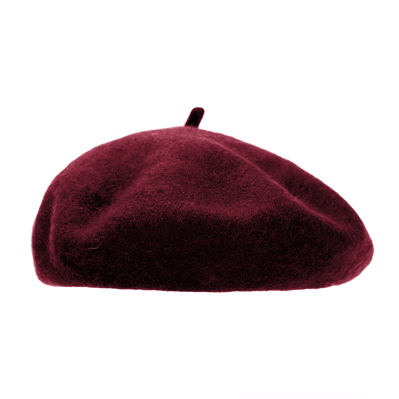 A solid-color wool beret for w - Beret French Wool avis et prix