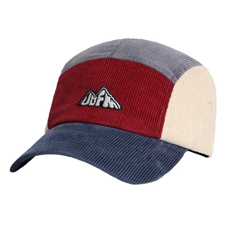 Men's Women's Visor Hat 5 Pane - Corduroy Cap 5 Panel avis et prix