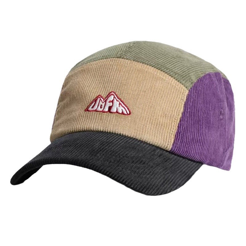 Men's Women's Visor Hat 5 Pane - Corduroy Cap 5 Panel avis et prix