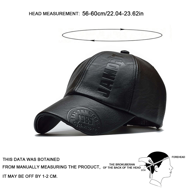 Unisex 1985 Imprinting Leather - Baseball Cap Structured avis et prix
