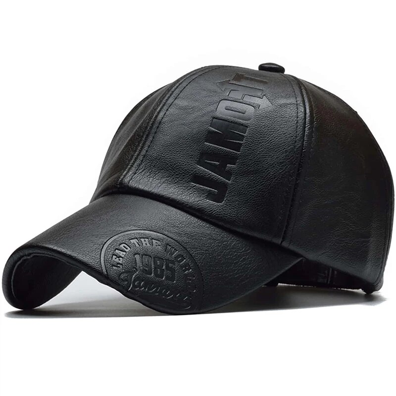 Unisex 1985 Imprinting Leather - Baseball Cap Structured avis et prix