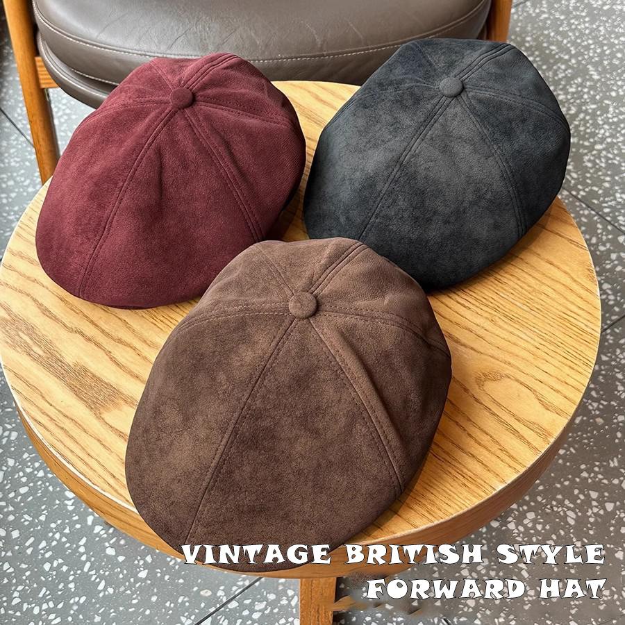 Vintage Suede Newsboy Cap Men  - Newsboy Cap Ivy avis et prix