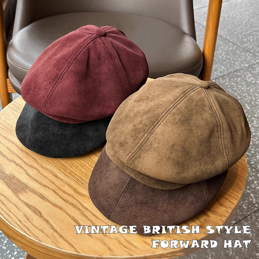 Vintage Suede Newsboy Cap Men  - Newsboy Cap Ivy avis et prix