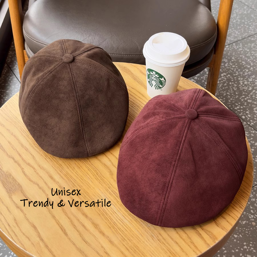Vintage Suede Newsboy Cap Men  - Newsboy Cap Ivy avis et prix