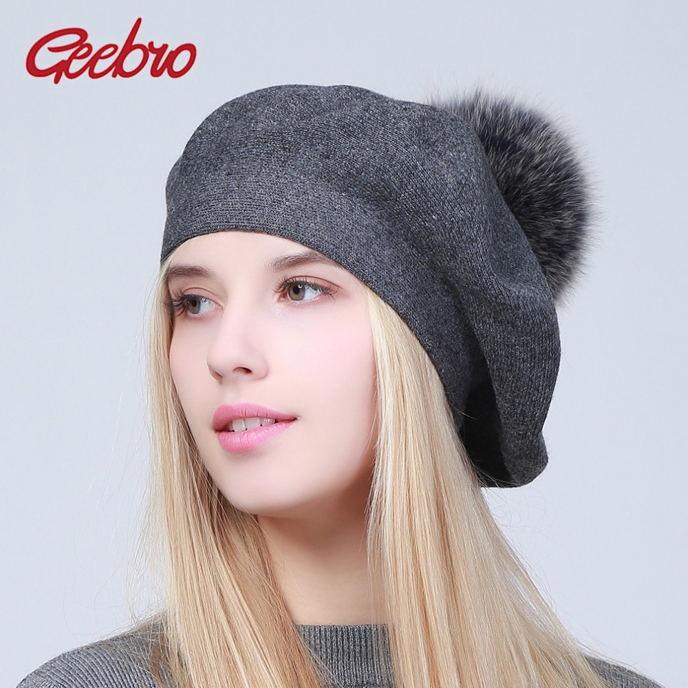 Geebro Women's Beret Hat Winte - Beret French Wool avis et prix