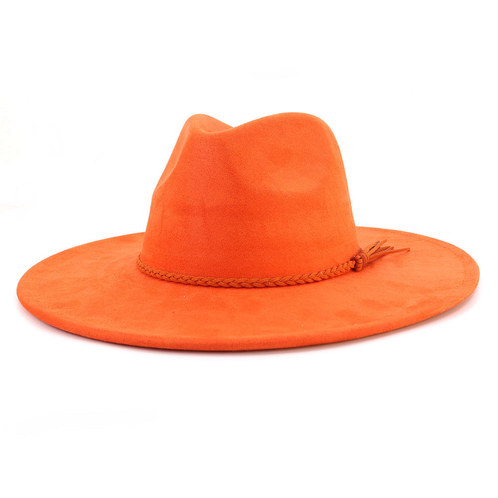 Vegan Suede Hat Teardrop shape - Fedora Hat Wool avis et prix