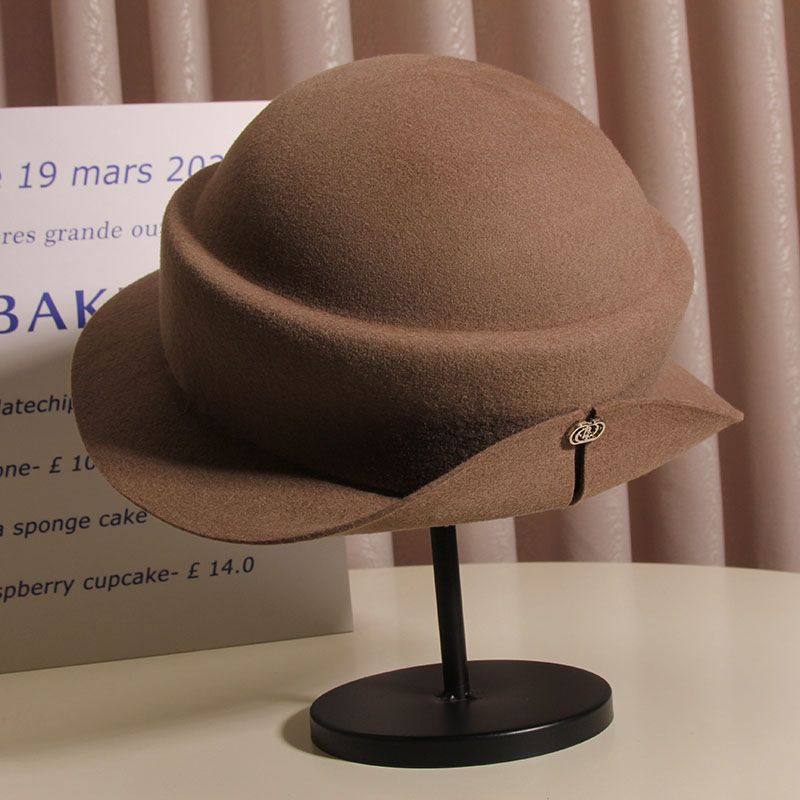 Wool Felt Sun Hats Round Top K - Fedora Hat Wool avis et prix