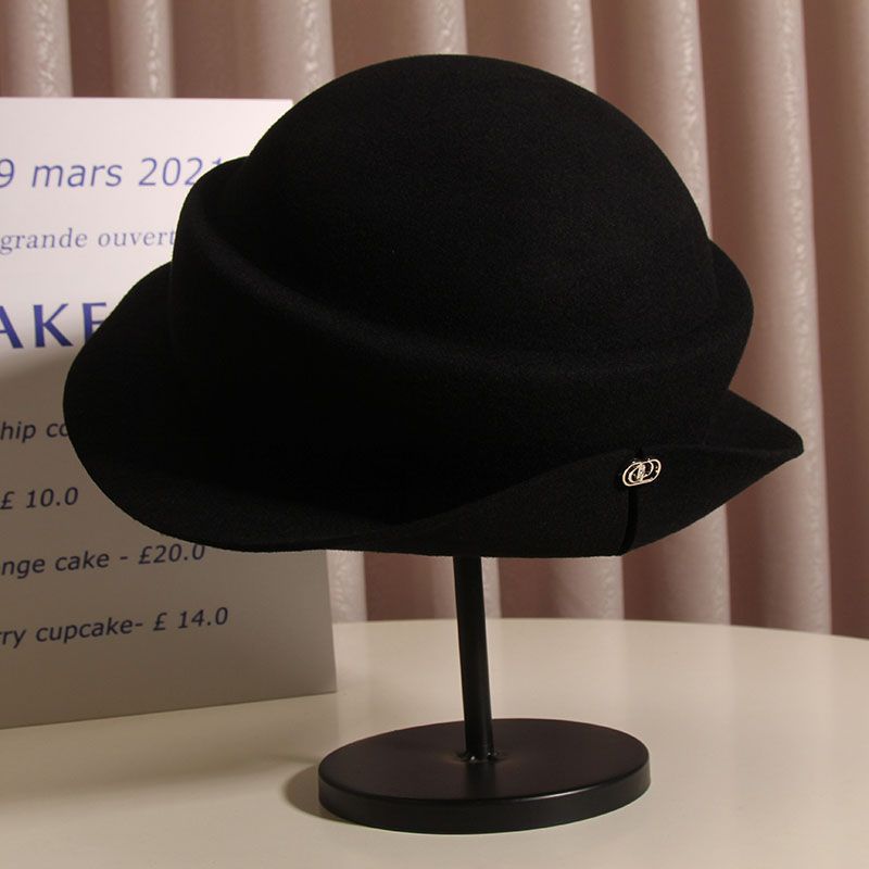 Wool Felt Sun Hats Round Top K - Fedora Hat Wool avis et prix