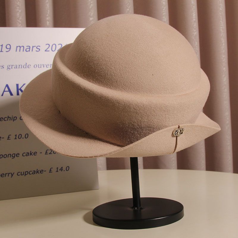 Wool Felt Sun Hats Round Top K - Fedora Hat Wool avis et prix