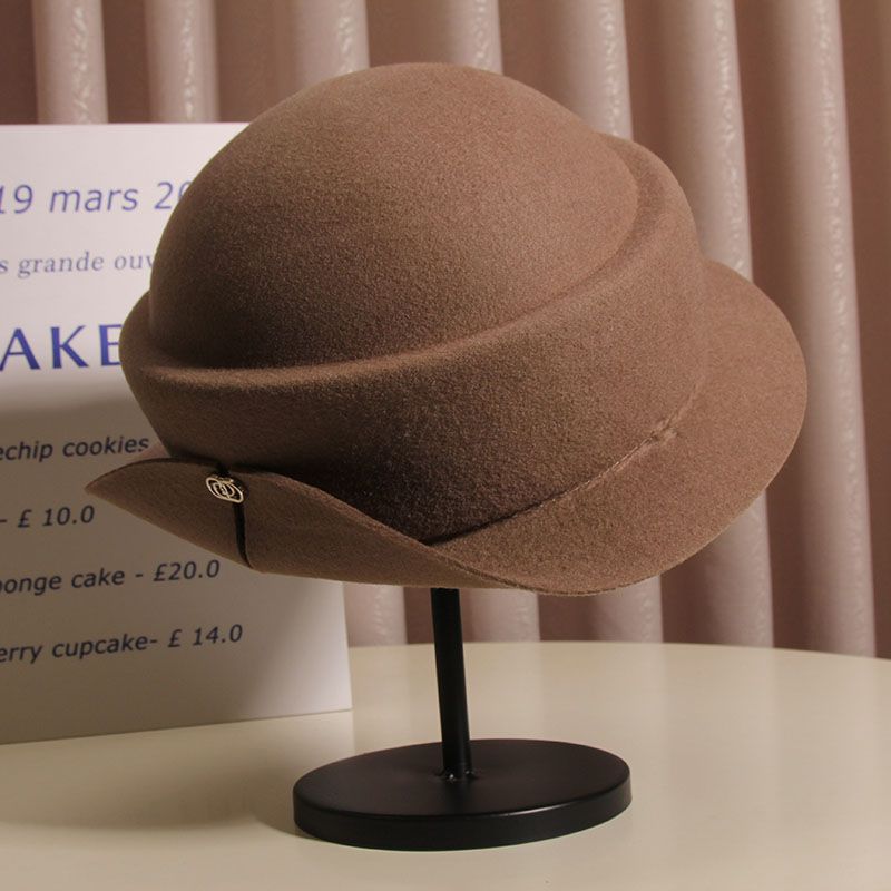 Wool Felt Sun Hats Round Top K - Fedora Hat Wool avis et prix