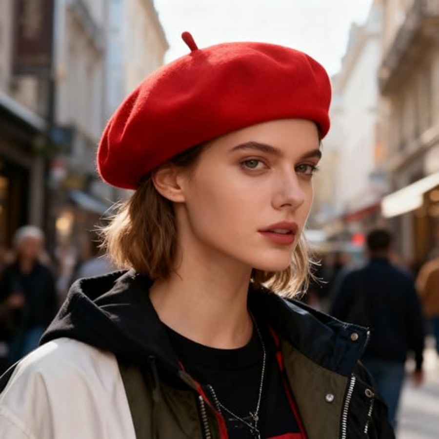 Women Beret Classic French Hat - Beret French Wool avis et prix
