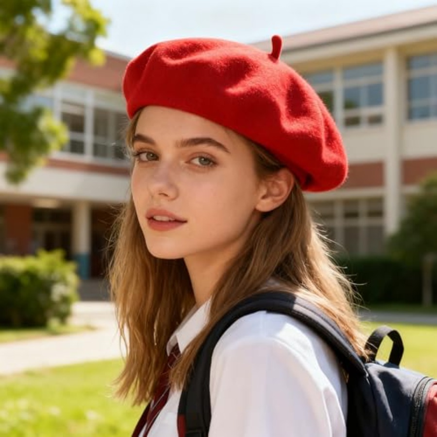 Women Beret Classic French Hat - Beret French Wool avis et prix