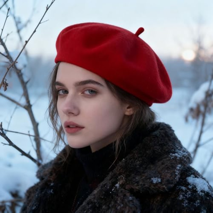Women Beret Classic French Hat - Beret French Wool avis et prix