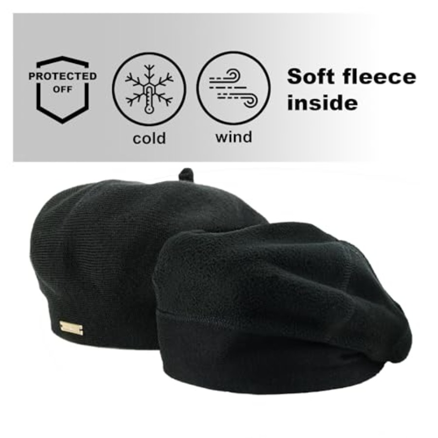 Beret - Warm Lined Wool Angora - Beret French Wool avis et prix