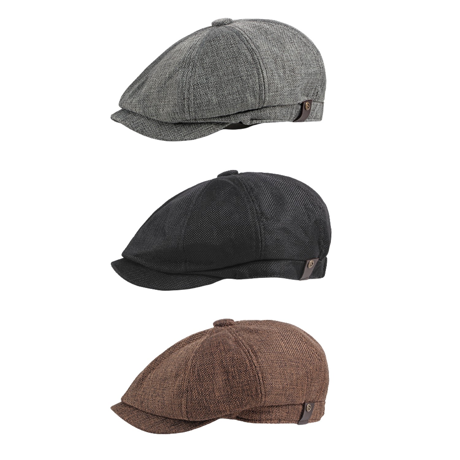 Men Classic 8 Panel Newsboy Ga - Newsboy Cap Ivy avis et prix