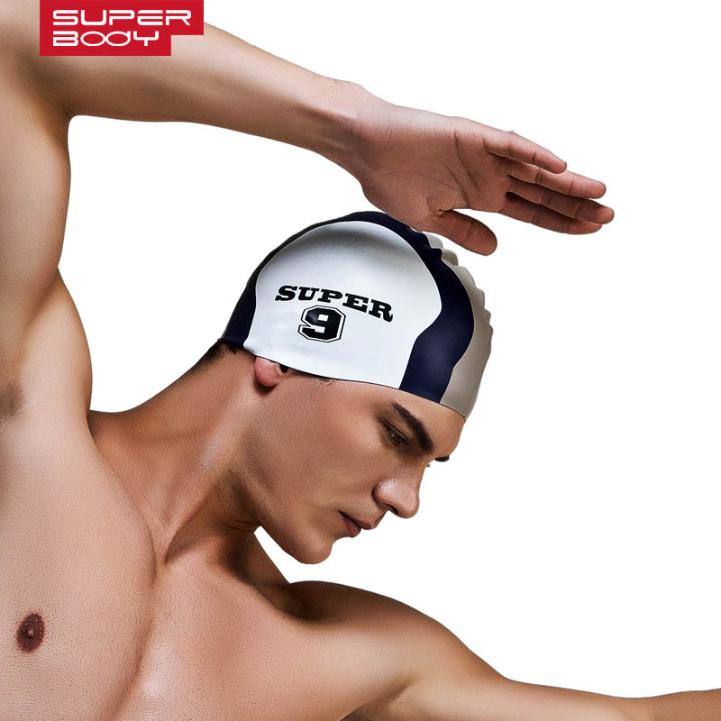 Summer water man swimming caps - Swim Hat Silicone avis et prix