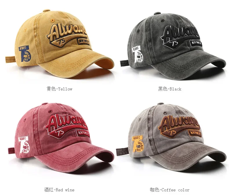 Vintage Washed Baseball Cap Un - Dad Hat Cotton avis et prix