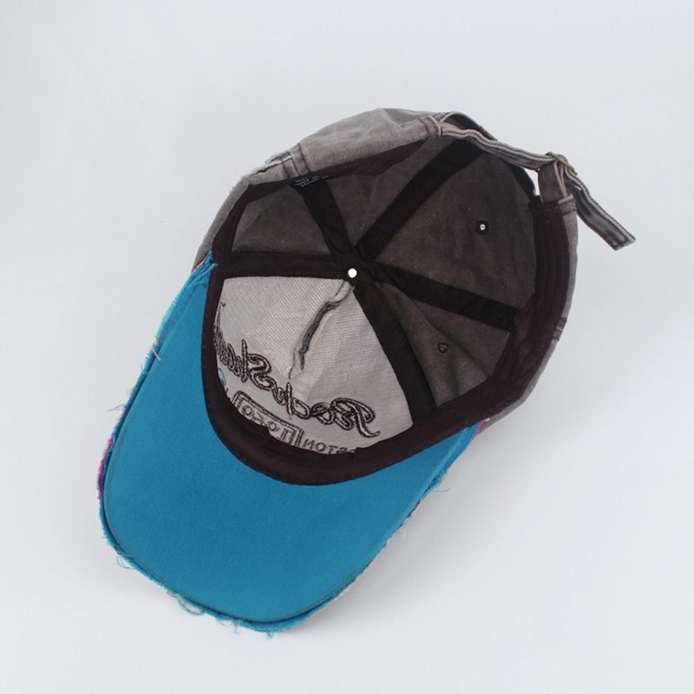 Outdoor Washed Denim Letters B - Dad Hat Cotton avis et prix