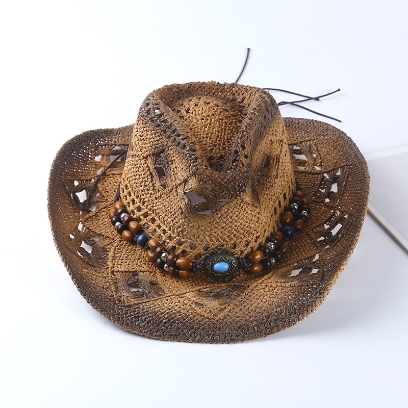 Spring and summer Spanish retr - Cowboy Hat Straw avis et prix