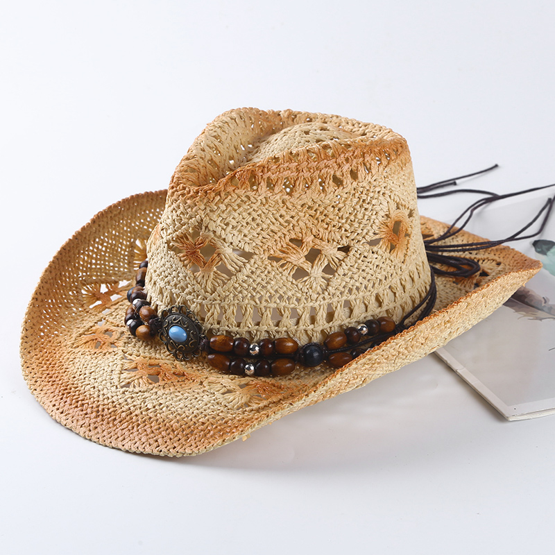 Spring and summer Spanish retr - Cowboy Hat Straw avis et prix